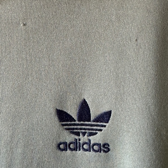 Adidas Olive Green Zip-Up Jacket - Picture 4 of 4